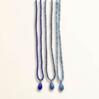 COLLANA ANTILLE TONI BLU